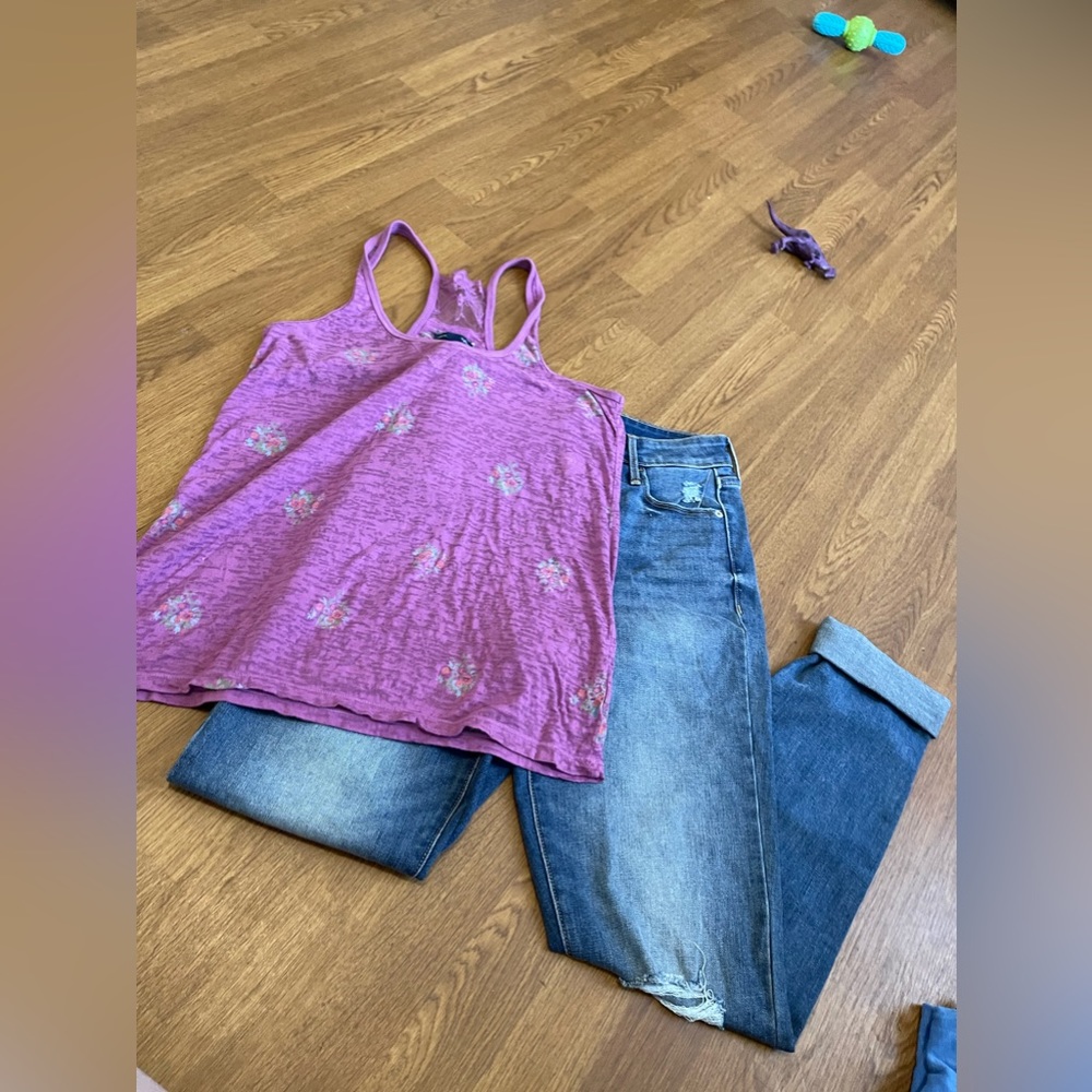 Purple Floral Tank